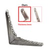 20 Pcs Stainless Steel L Shape Angle Connector with Screws