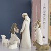 6PCS Resin Figures Fine Workmanship Art Ornaments for Household Office