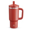 ENCOOL 32 oz Tumbler with Handle and Straw: Stainless Steel