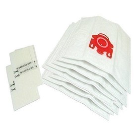 5 Bags for Miele FJM Synthetic Vacuum Cleaner Bag + 2 Filters DVC