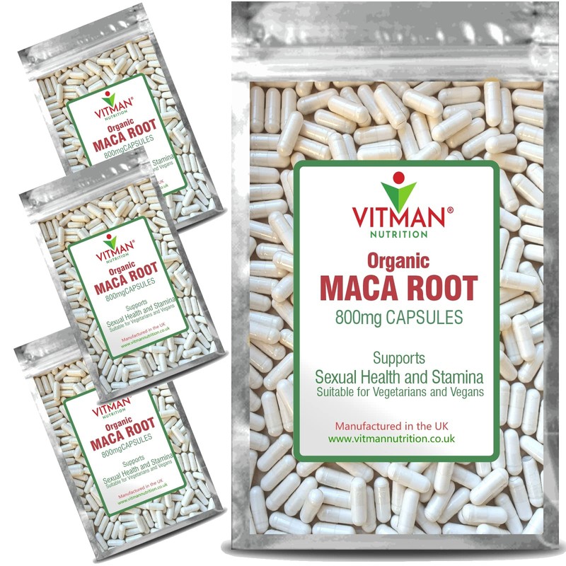 Organic Maca Root 4000mg - 60 Vegan Capsules - 2