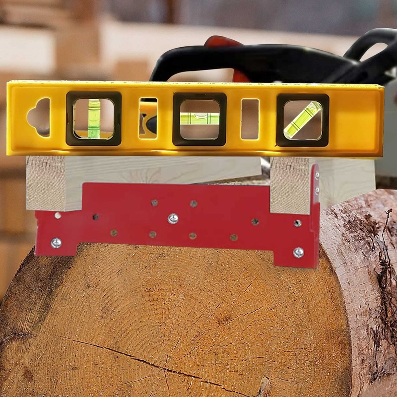 Zozen Chainsaw Mill Guide Rail Lumber Metal Brackets, 2 Pack