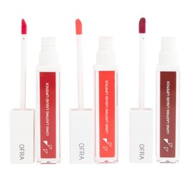 Ofra The Reds Long Lasting Liquid Lipstick Trio Set 3 X .28 oz.
