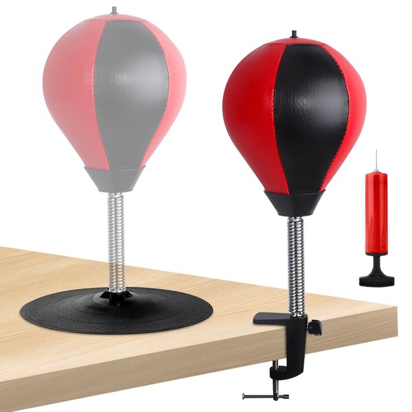 Punching Ball Table, Punching Bag Desk with Table Clamp and