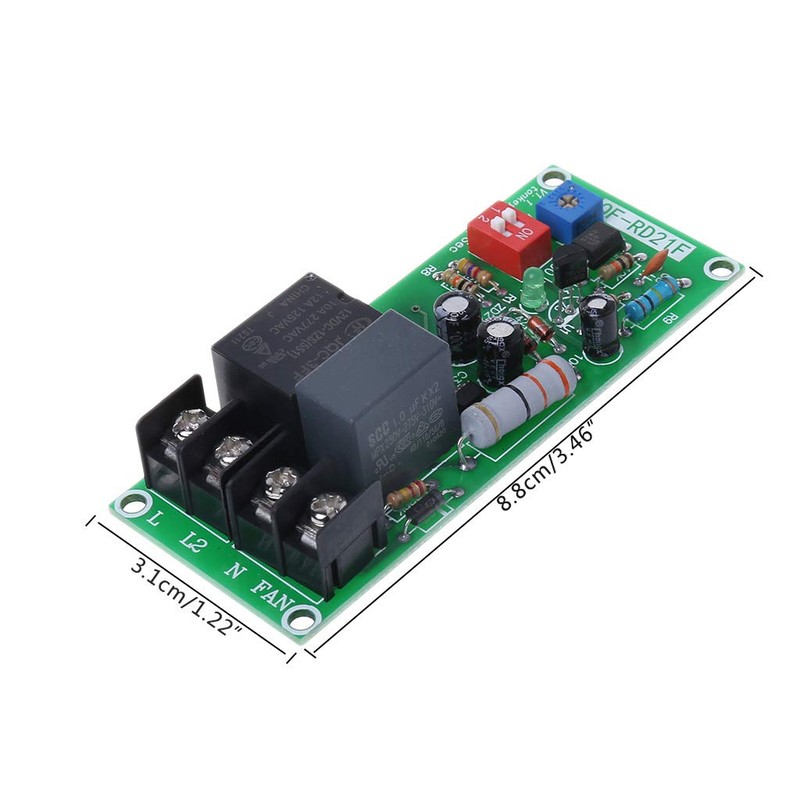 PENG AC100V-220V Adjustable Timer Control Relay Module Turn Off Delay