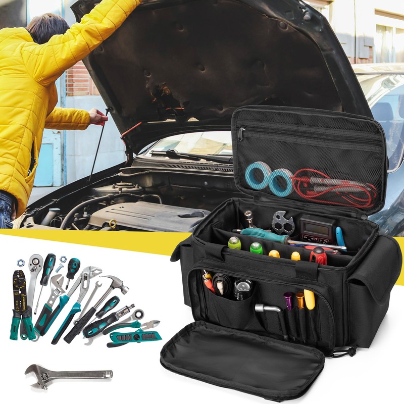 Rexmica Small Tool Bag with Anti-friction and Thick Padded Bottom,