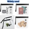 4 Pack Clear Toiletry Bag, Leakproof Airport Security Liquid Bag