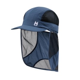 Millet MIV03235 Hat, Sunshade Mesh Cap, dark denim, Free size