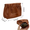 WisePoint 2PCS Coin Purse, PU Leather Change Purse Portable Small