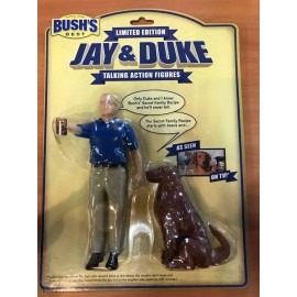 Bush's Baked Beans Jay & Duke talking action figures.promot