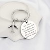 FUSTMW Airplane Keychain Pilot Gifts Flight Attendant Graduation Gifts Aviation