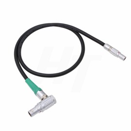 HangTon Motor Cable for Heden LM30 LM40 to Preston MDR3 MDR4 Focus Motor Right Angle 7 Pin 7 Pin 60cm