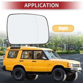 ACROPIX Rear View Mirrors Glass Car Right Side for Land Rover LR2 2011-2023 with Backing Plate No.LR013774 - Pack of 1