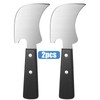 Hanaive 2 Pack Rocker Knives for Disabled Sharp Steak Knives