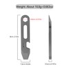 ainhue A315 Mini Pry Bar Bottle Opener, TC4 Titanium Multi-Tool