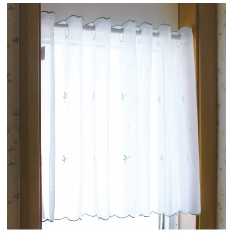[Cloth Shop Clothya] Cafe Curtain for Small Windows Width Approx.