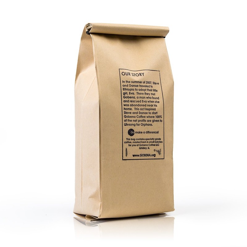 2lb Ethiopian Yirgacheffe Ground Coffee, Light Roast, 100% Arabica Specialty