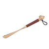Lion Head Alloy Shoehorn Ergonomic Curves Metal Long Shoehorn with