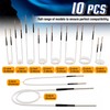 10Pcs Induction Heater Coil Kit, Screw Descaling Coils with 10