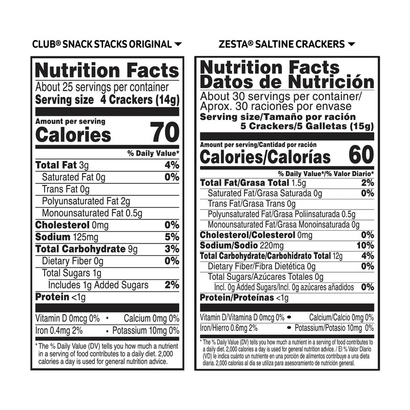 Club and Zesta Crackers, Party Snacks, Variety Pack (4 Boxes)