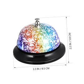 Toyvian Tabletop Bell, Call Bell, Dinner Bell, Service Bell, Call Bell, Counterbell, Service, Restaurant Reception, Store, Restaurant