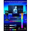 GIPOYENT Illuminated Gaming Headset Stand RGB with USB Port Illuminated