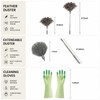 Home Cleaning Bundle - Feather Duster - Corner Brush -