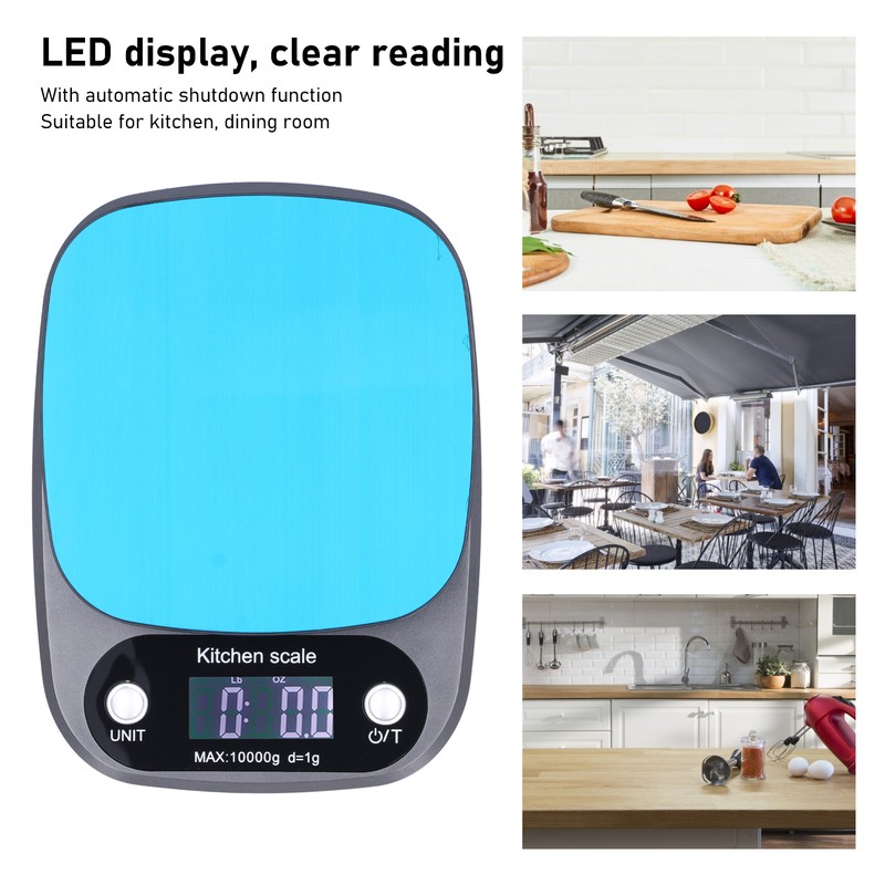 Electronic Kitchen Scale 10KG Fruit Nutrition Household Coffee Scale with