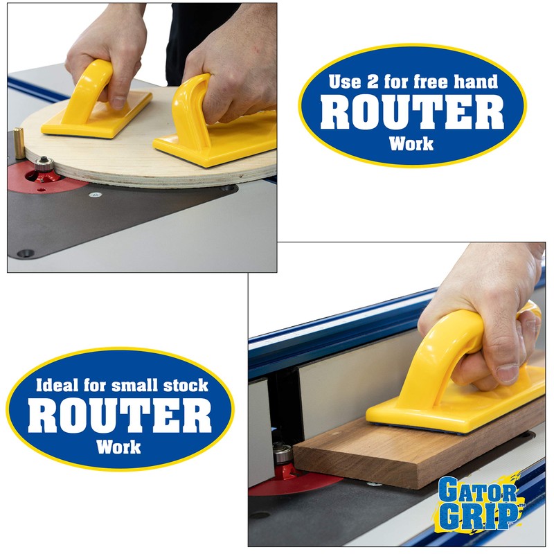 Gator Grip Safety Push Block for Table Saws And Router