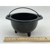 Cast Iron Cauldron with Handle, Witches Cauldron, Great for Use