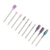 Nail Drill Bits Set Tungsten Steel Nail Art Grinding Head