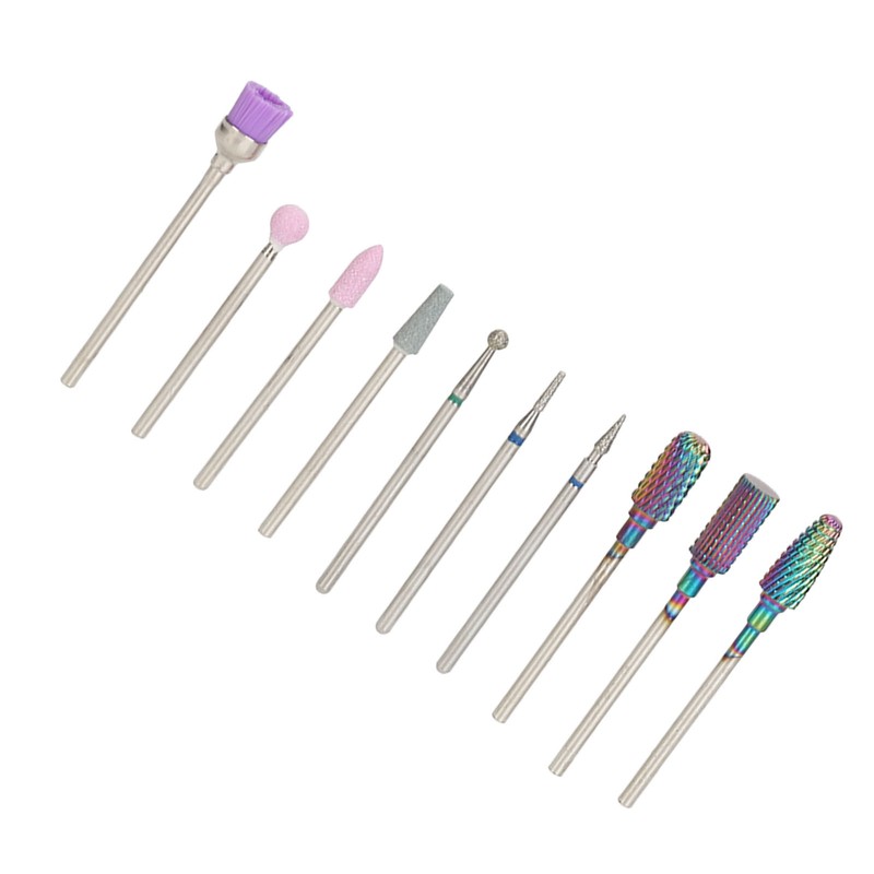 Nail Drill Bits Set Tungsten Steel Nail Art Grinding Head