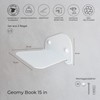 MILUKA Invisible Bookcase Wall | Set of 3 Wall Shelves