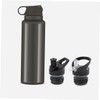 BESPORTBLE 4Sets Portable Straw Lid for Wide Mouth Water Flasks