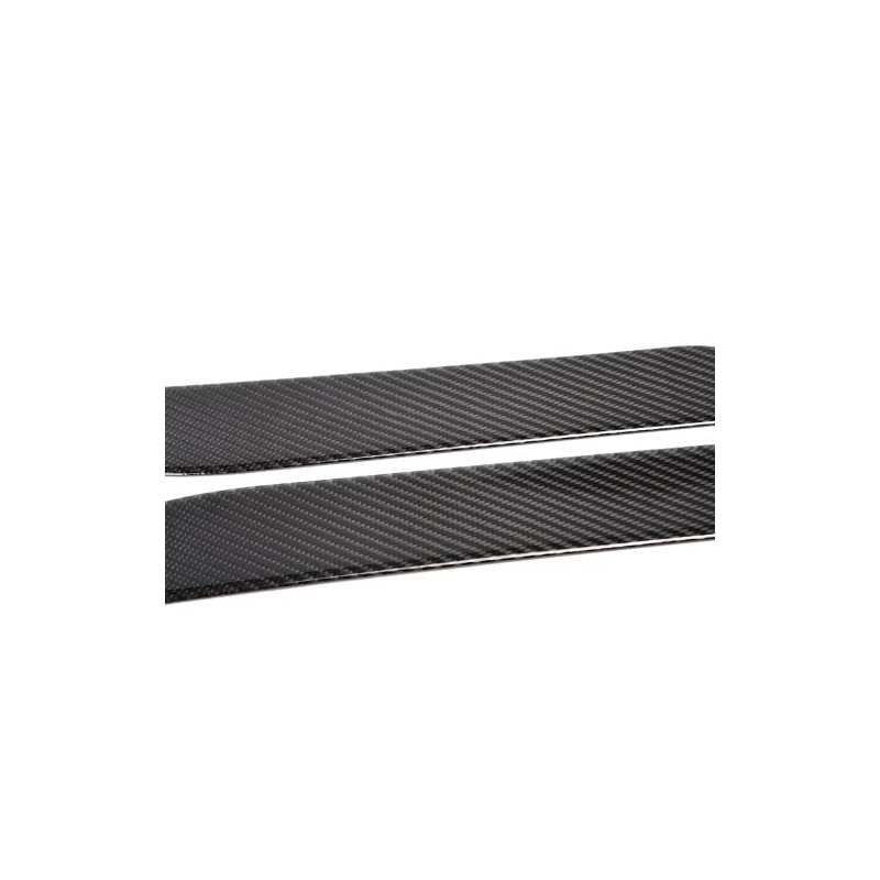 FZJDSD 2 Pcs Carbon Fiber Headlight Eyebrow Eyelid Trim Compatible