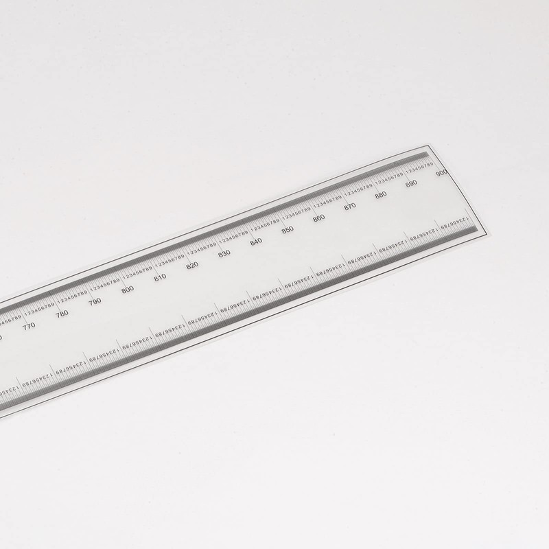 sourcing map Film Flexible Ruler 90 cm 0.1 mm Scale