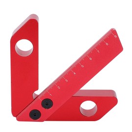 Centre Measurement Tool 45 90 Degree Centre Finder Line Gauge Made of Aluminium Alloy for Marking the Centre on Discs and Shafts 90 mm 3.5 Inch Area Tools