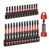 Geinxurn 26pcs 1”/2”Magnetic Impact Torx Screwdriver Bits Set,T25 S2 Steel