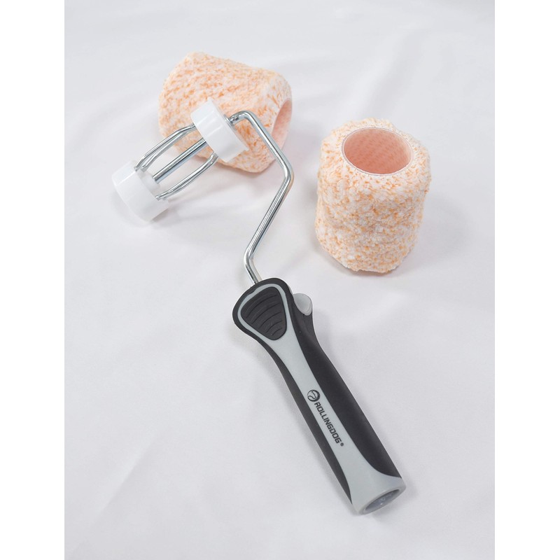 ROLLINGDOG 3" Small Paint Roller Cover Refills, 3/8" Nap for