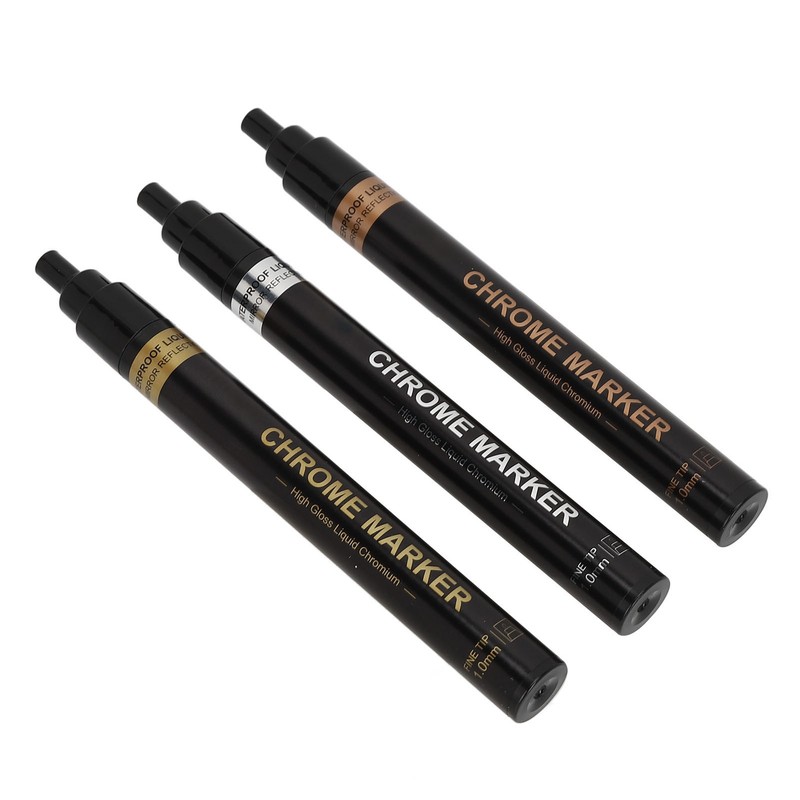 3pcs Nail Art Graffiti Pen Portable Quick Dry Nail Drawing