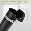 2" ID Straight Coolant Radiator Hose, 12” Length, Heavy-Duty 3-Ply