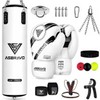 ASBRAVO 4ft PU Punching Bag Set for Adults with Gloves,