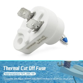 SIDMILE 5 Pack Thermal Cut Off Fuse 152°C Replacement Kit for Pool Heaters Compatible with Raypak 005899f Zodiac R0012200