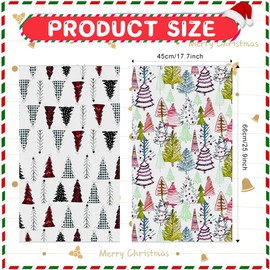 Cosiesnest Pack of 2 Tea Towels Christmas Kitchen Towels 45 x 66 cm Super Absorbent Tea Towels Kitchen Towels Christmas Soft and Durable Kitchen Towels Cotton