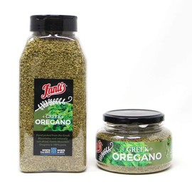 Fantis Dried Oregano Seasoning, 100% Pure Greek Oregano Leaves From Greece Hand Picked and Naturally Sun Dried, 6 Ounce