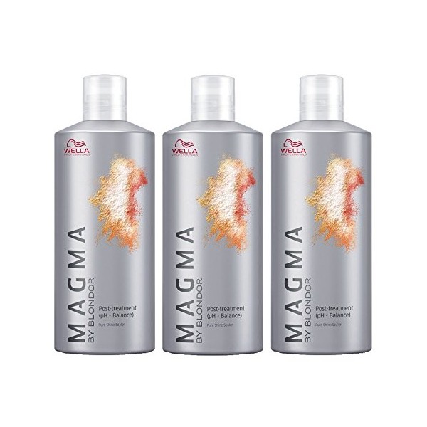 Wella Magma Post Treatment 3 x 500 ml Hair Care by Blondor
