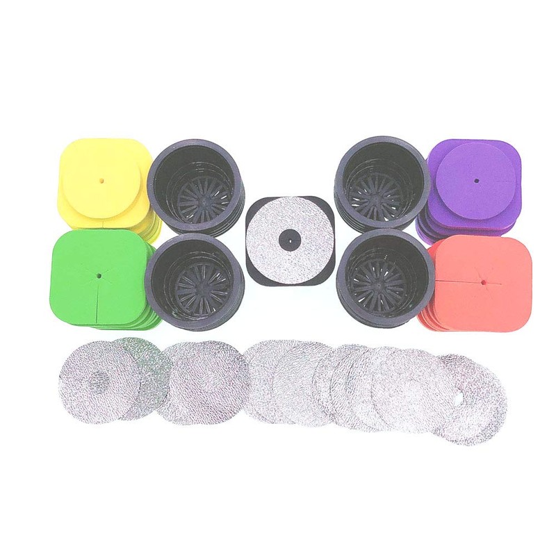 HORTIPOTS 2-Layered Clone Collars w 2 in Net Pots &