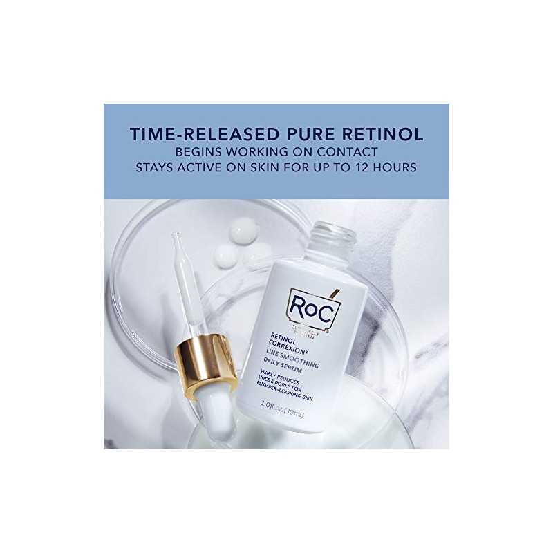 RoC Retinol Correxion Pore Refining Line Smoothing Serum, Daily Anti-Aging