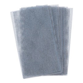 sourcing map 10pcs Mesh Sanding Sheets 320 Grits 2.8" x 5" Ceramic Abrasive Wet Dry Sandpaper Dust-Free Hook and Loop Abrasive Pads for Car Woodworking Metal Polishing & Grinding