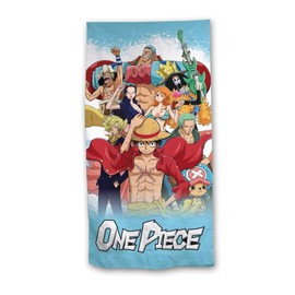 aymax One Piece Beach Towel, Straw Hat Crew Design, 90 x 170 cm, 100% Cotton